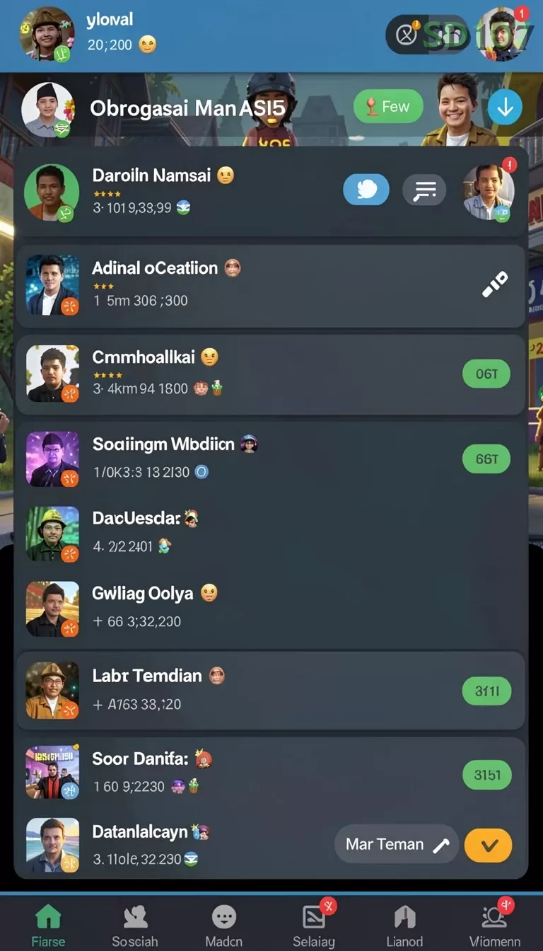 Cuplikan layar IDRRP — aktivitas